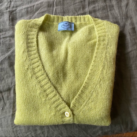 COPY - PRADA | Women’s Mohair Cardigan • Sz 40 - Picture 3 of 7